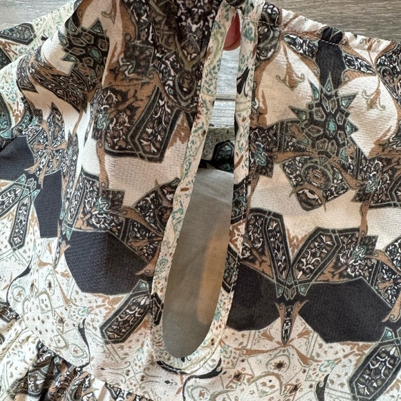 Free People Boho long sleeve babydoll dress size small - Picture 8 of 11